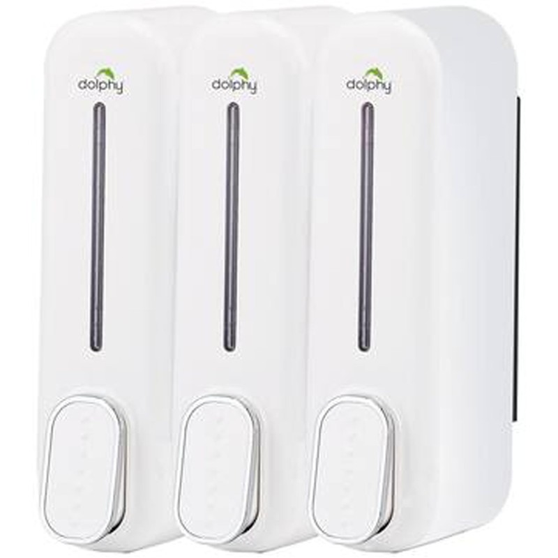 Dolphy Wall Mount Soap Dispenser 300ml (Pack of 3) |