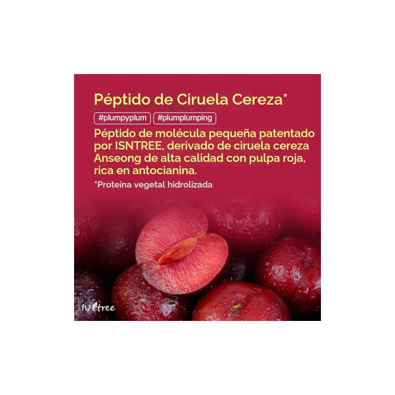 ISNTREE Suero Facial Plum Peptide Booster 2000s - Coreano con