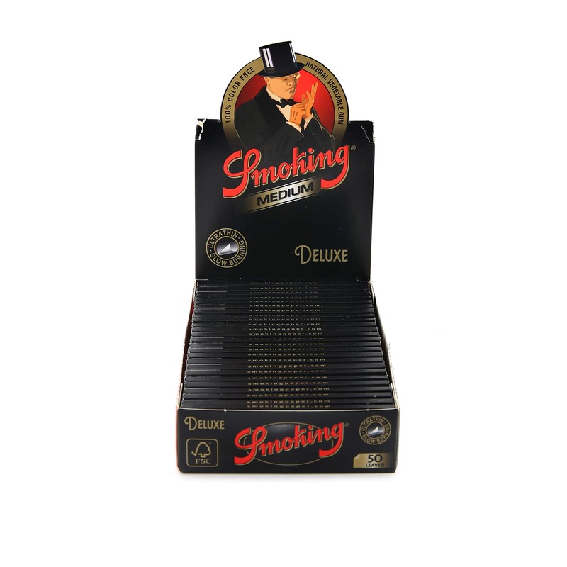 Smoking Papers - Deluxe - Medium Size - (25 Pack