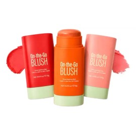 3pcs Maquillaje Colorete En Barra Labios Y Mejillas Natural                                                                                           