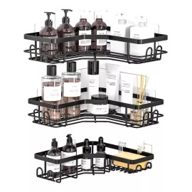 Rush Set 3 Repisa Esquineras Baño Organizador Estante Organizador