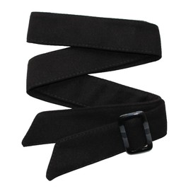 FSSTUD Black Faux Wool Overcoat Waist Belt Women Dress Belt Wide Coat Belt Replacement Waist Band Tie with Buckle