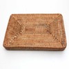 DaiDo BRONX GN856 Rattan Rectangular Basket Shallow Spa Tray, Natural