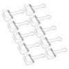 51mm 30pcs Binder Clips Strong Clamping Force Metal Hollow Tail