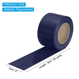 PATIKIL Gaffers Tape 5cm x 50 Meters, Waterproof Gaffer Floor Tape No Residue Non-Reflective Easy Tear for Indoor Outdoor Photography Electrical Cord Industrial Use, Navy Blue