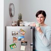 10Pcs Magnetic Picture Frame for Refrigerator Clear PVC Fridge Magnetic