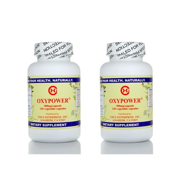 OxyPower by Chi's Enterprise 500mg, 120 Capsules (2-Pack) Viitaball Bundle