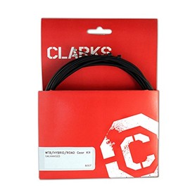Clarks Unisex Adult Bike Gear Cable Kit. Galvanised Universal Gear Cable Kit. Inners, Outers and Accessories. MTB/Hybrid/Road - Black, One Size