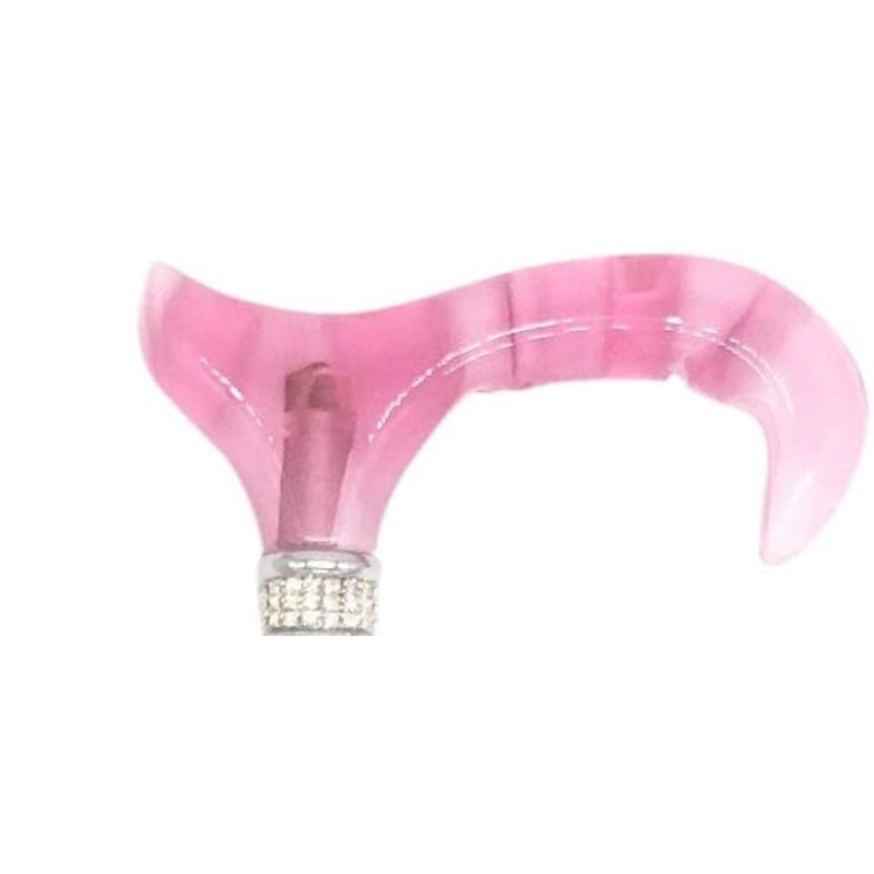 Classy Walking Canes CWC4170PKD Diamonds & Pearl Cane - Pink