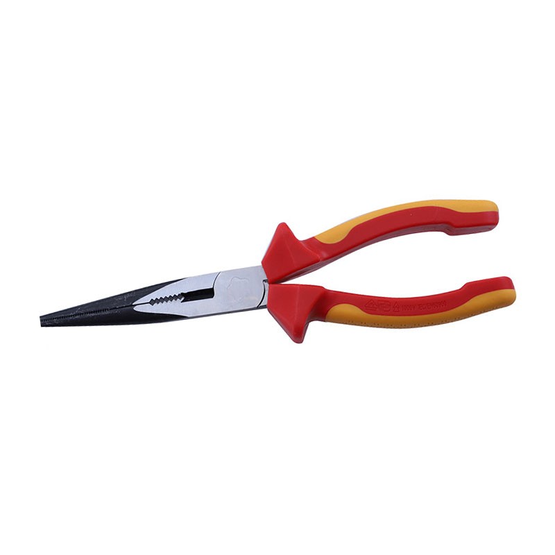 8 Inch Insulated Nose Pliers High Voltage Resistant 1000V Chrome