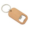 Elephant Face Keyring Bottle Opener Wooden Stainless Steel Key Chain