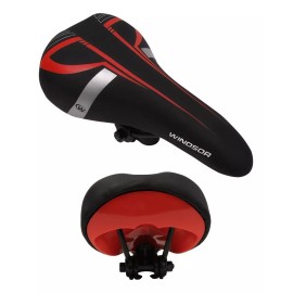 Windsor Asiento Mtb 905 Negro Amarilla Con Broche R20/24/26 Winas56 Color Rojo