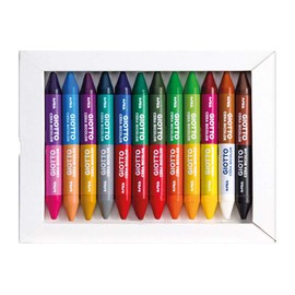 GIOTTO 291300 Wax Crayons Two-Tone