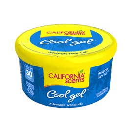 California Scents, 1 Aromatizante en Gel , New Car, Azul