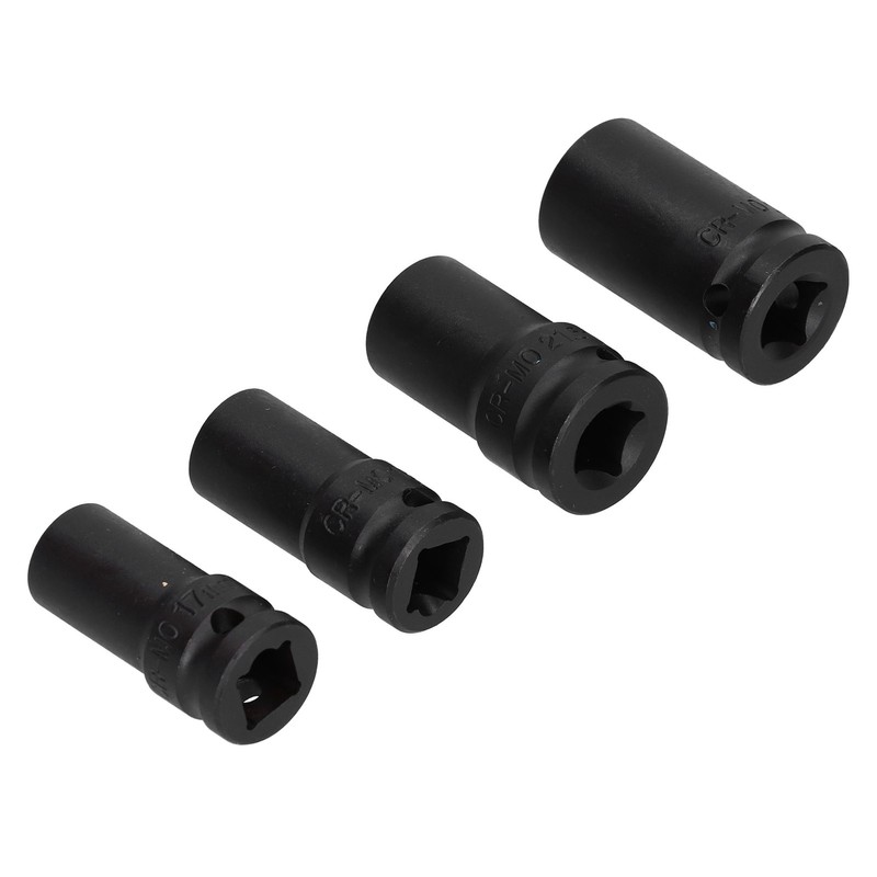 4pcs Locking Wheel Nut Removal Sockets Removers Extractors Kit Aluminum