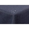 Tablecloth Linen Look Lotus Effect with Straight Hem Edge 160