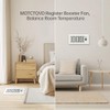MOTCTQVD Register Vent Booster Fan for 4” x 10” Register