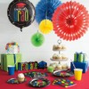 Unique Party 72664 - 18cm Colourful Graduation Paper Plates, Pack