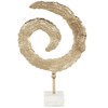 Deco 79 Aluminum Metal Abstract Decorative Sculpture Textured Spiral Home