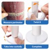 TEOZBLU Pack of 8 Heating Pipe Rosette, Inner Diameter 17
