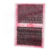 URNNE Lash Clusters 30D+40D 320pcs Eyelash Clusters 9-16mm Wispy Individual