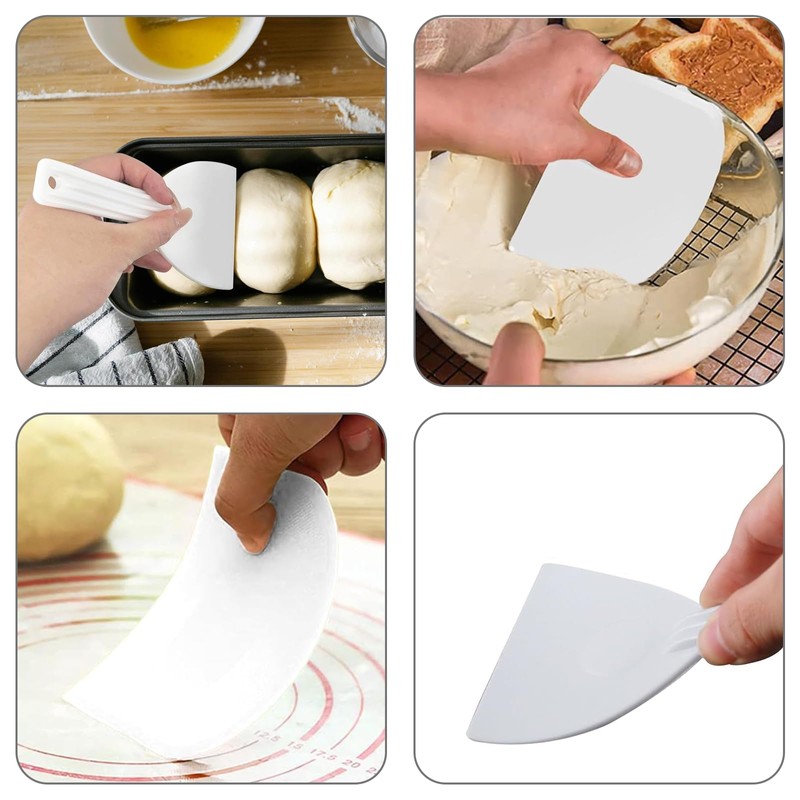 COZERI 2pcs Pizza Spatula Pizza Spatula Dough Cutter Flexible Dough