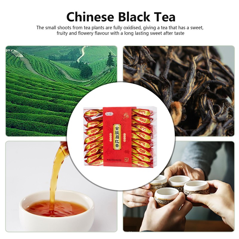 200g Jinjunmei Black Tea Chinese Golden Beautiful Eyebrow Gold Buds