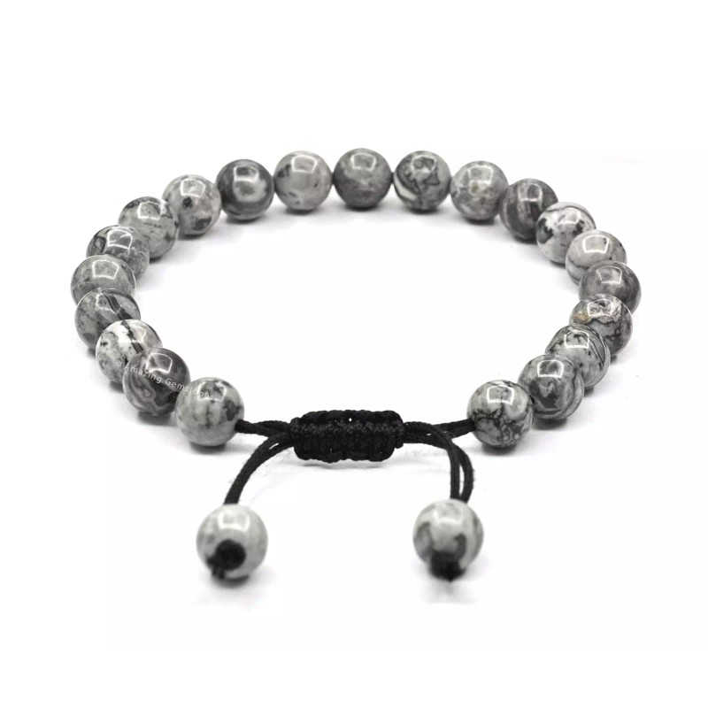 Amazing Gemstones Map Stone Bracelet - Adjustable