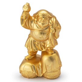 Takita Shoten Buddha Statue, Good Luck and Good Luck Seven Lucky Gods, Daikuroten, Height 3.5 inches (8.8 cm) x Width 2.0 inches (5 cm) [by Hidouun Makita]