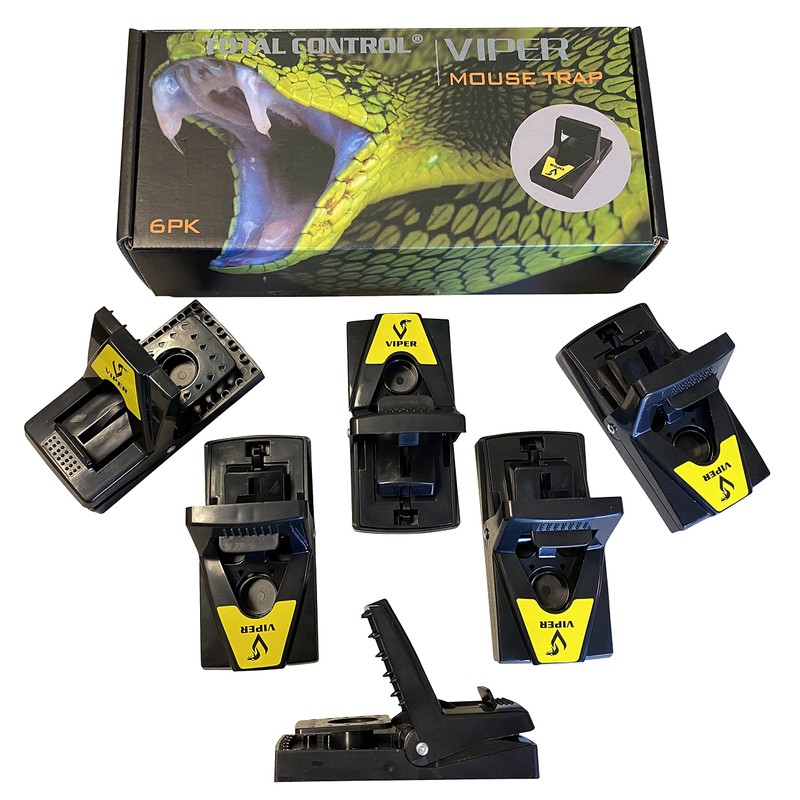Viper Mouse Traps Lightning Fast Snap Trap, Premium Disposable or