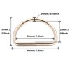 BIKICOCO Metal D-Rings Buckle, 1-1/2 Inch Non-Welded for Webbing Sewing
