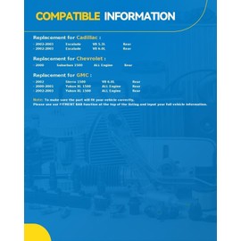 PHILTOP 12.99 inch（330 mm） Rear Vented Disc Brake Rotors Compatible with GMC Yukon XL 1500 2000-2003, 2-PC Set replace # 55084