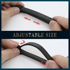 GANMFOYC Pack of 2 Slim Waist Belt for Women Thin Leather Belt Adjustable Thin Belt Slim Leather Belt with Gold Metal Buckle for Dress, 7 Black + Brown