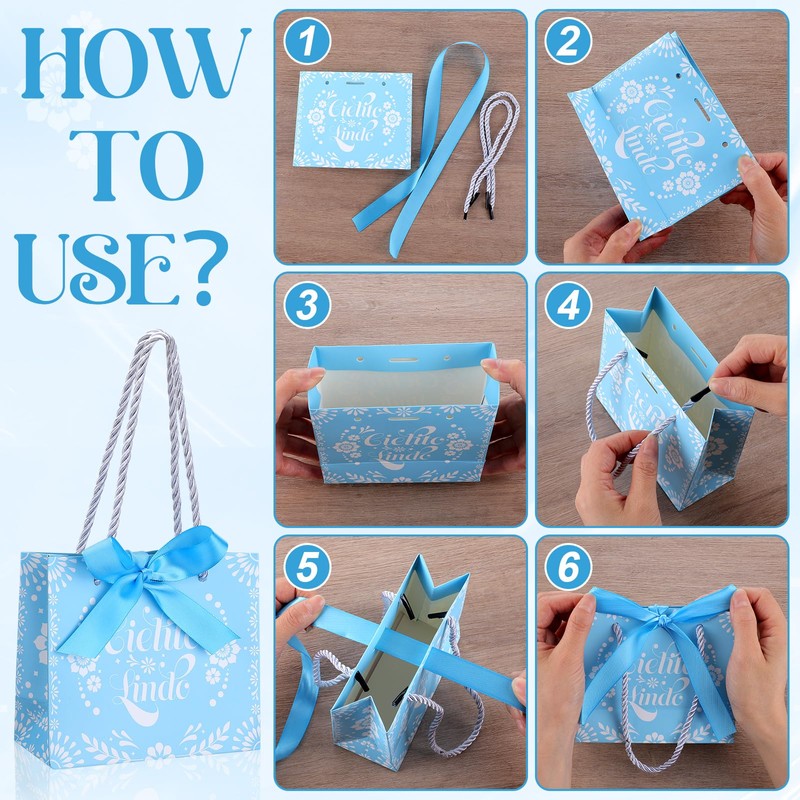 36 Pcs Mini Cielito Lindo Baby Shower Gifts Bags with