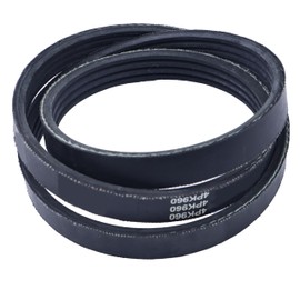 SUKATC 1040378 4pk0960 Serpentine Belt 4-Rib, 37.8" Length, Black