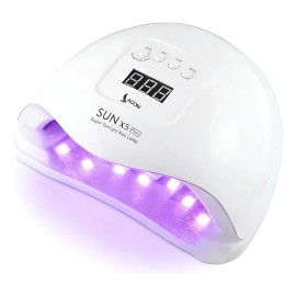 Lagom Lámpara Led Uv Para Uñas 160w - Curado Rápido 10s Con 36 Luces Sin Zonas Muertas, Regalo Perfecto Para Manicura En Casa, Ideal Para Navidad Cumpleaños Día De La Madre