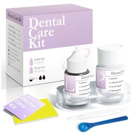 Tooth Repair Kit, Dental Cement with Zinc Oxide Eugenol, for Broken Chipped Teeth, Crown Fillings and Bridges