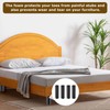 4 Pcs Bed Frame Leg Covers,Bed Leg Protectors,Frame Covers for