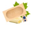Hofmeister Holzwaren, butter mold, square, 250 grams, 2 BIRDS, made