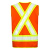 BOCOMAL FR Vest Zipper 4”Tape Hi Vis/High Visibility ANSI/ISEA NFPA2112