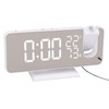 FM Radio LED Digital Smart Alarm Clock LED Digital Projection