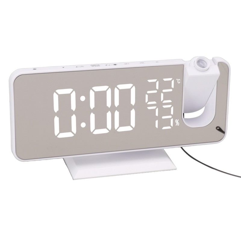 FM Radio LED Digital Smart Alarm Clock LED Digital Projection