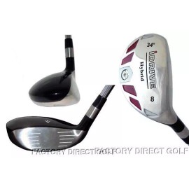 Custom-made iDRIVE Hybrids Set of 3 Iron Woods RESCUE CLUBS #7 #8 #9 Graphite SENIOR A FLEX
