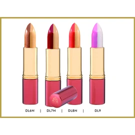 Ikos Duo Lippenstift gelb/orange kussecht, 3.5 g