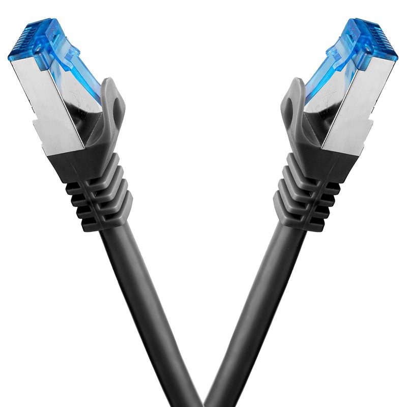 BIGtec - 10 Stück - 0,15m CAT 7 Kabel Netzwerkkabel