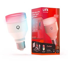 LIFX LIFX Color, A19 1100 lumens, Wi-Fi Smart LED Light Bulb, Billions of Colors and Whites, No bridge required, Works with Alexa, Hey Google, HomeKit and Siri, Multicolor