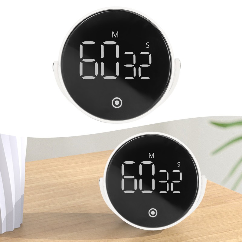 3in LED Digital Timer Rotatable Magnetic Low Noise ABS Shell