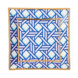 Jonathan Adler Basketweave Square Tray