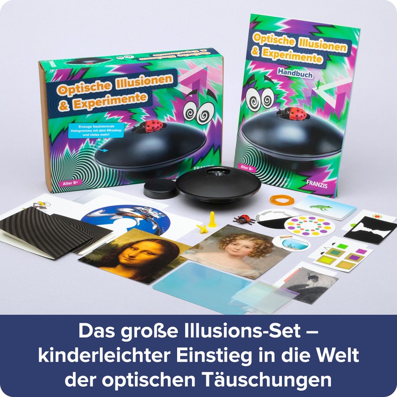 FRANZIS 67230 - Optical Illusions and Experiments - Create Fascinating
