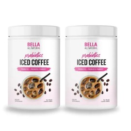 2 Pack Bella All Natural Probiotics Iced Coffee - 500g